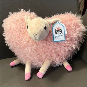 Jellycat Pink Heart-Shaped Plush Sheep toys new